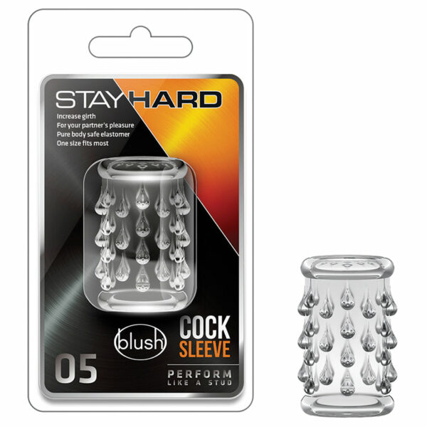 Stay Hard Cock Sleeve 05-Clear