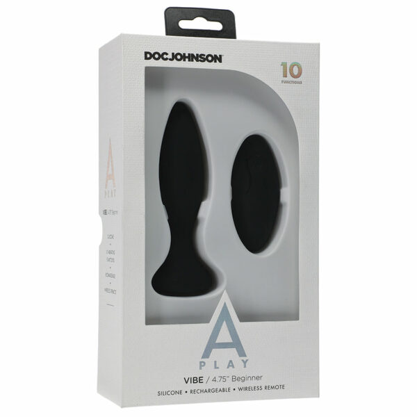 A-Play Vibe Beginner Rechargeable Plug-Black