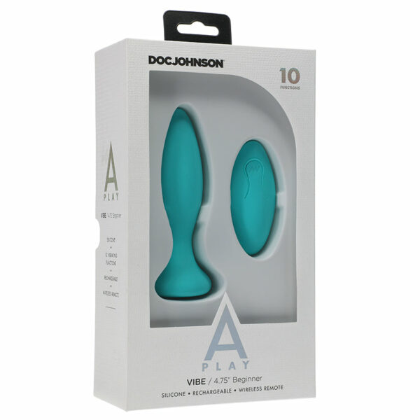 A-Play Vibe Beginner Rechargeable Plug-Teal