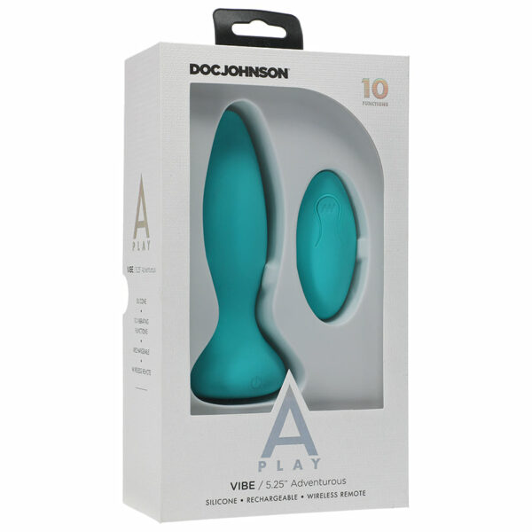 A-Play Vibe Adventurous Rechargeable Plug-Teal