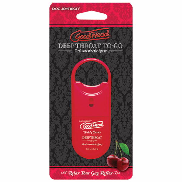 GoodHead Deep Throat Spray To Go-Cherry .33oz