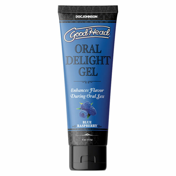 GoodHead Oral Delight Gel-Blue Raspberry 4oz Bulk