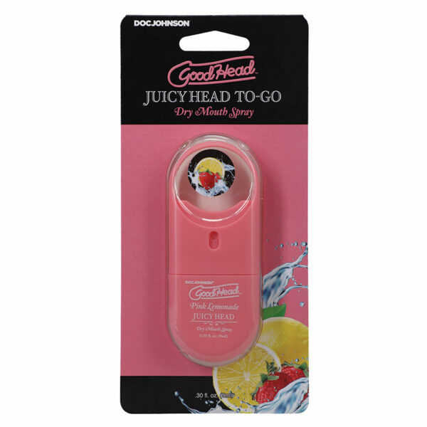 GoodHead Juicy Head Dry Mouth Spray To Go-Pink Lemonade 0.30oz