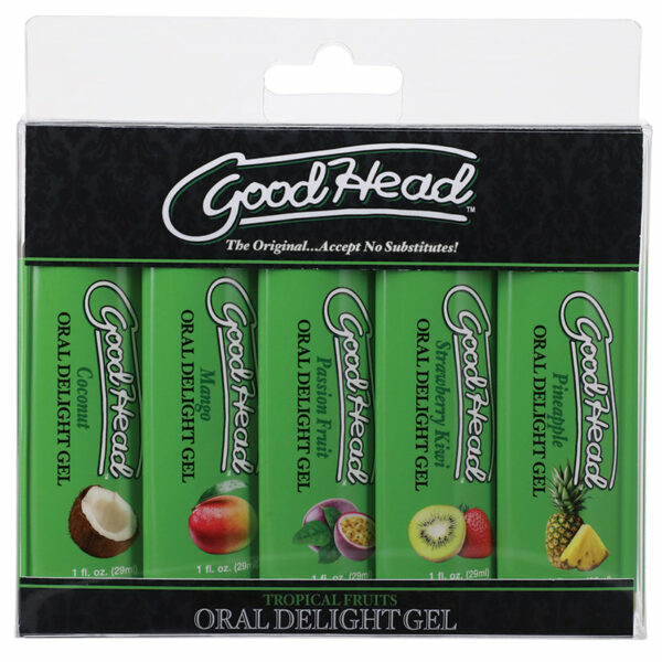 GoodHead Oral Delight Gel-Tropical 1oz 5PK