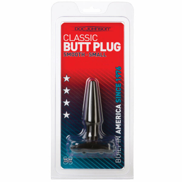 Classic Butt Plug Small-Black