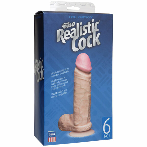 The Realistic Cock-Vanilla 6"