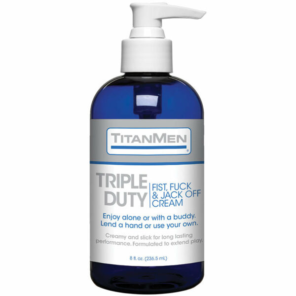 TitanMen Triple Duty Fist, Fuck & Jack Off Cream 8oz