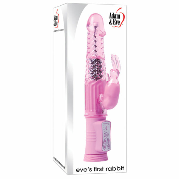 Adam & Eve Eves First Rabbit-Pink 9"