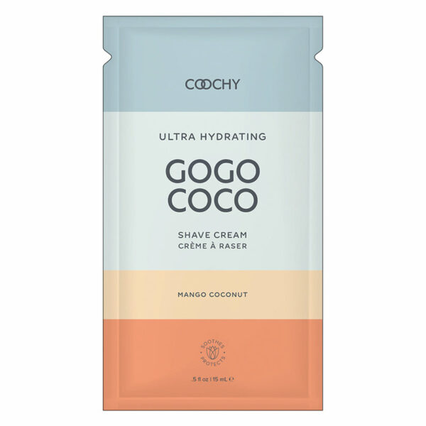 Coochy Ultra Gogo Coco Hydrating Shave Cream-Mango Coconut 10ml Foil