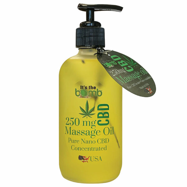 Its The Bomb CBD Massage Oil 8oz