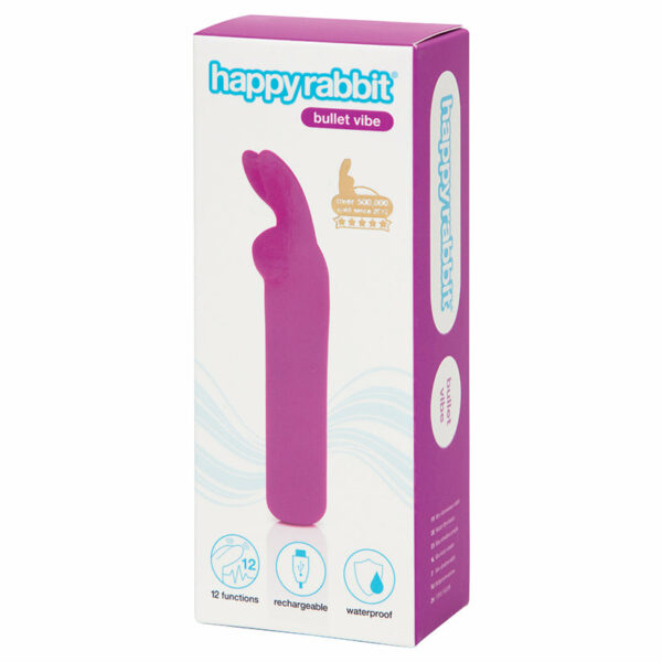 Happy Rabbit Rechargeable Bullet-Purple