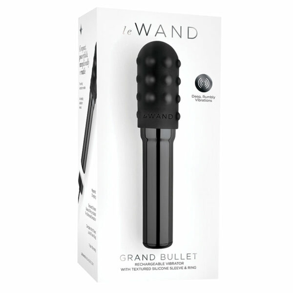 Le Wand Chrome Grand Bullet-Black