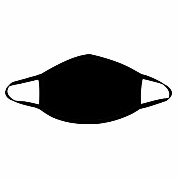 Neva Nude Black Mask-Plain Black Large