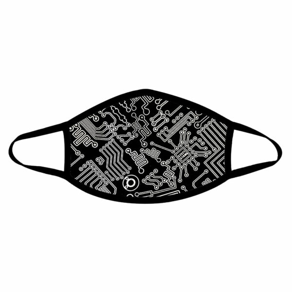 Neva Nude Geo Madness Mask- Reflective Circuit