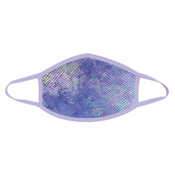 Neva Nude Purple Python Mask-Purple Holo Purple Trim