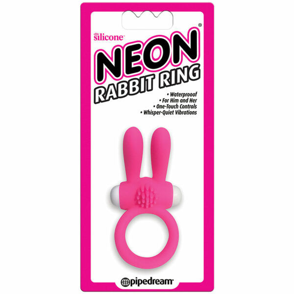 Neon Rabbit Ring-Pink