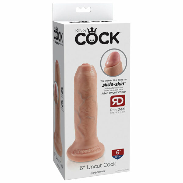 King Cock Uncut Cock-Light 6"