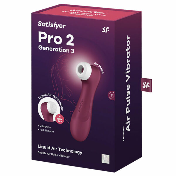 Satisfyer Pro 2 Generation 3-Wine Red