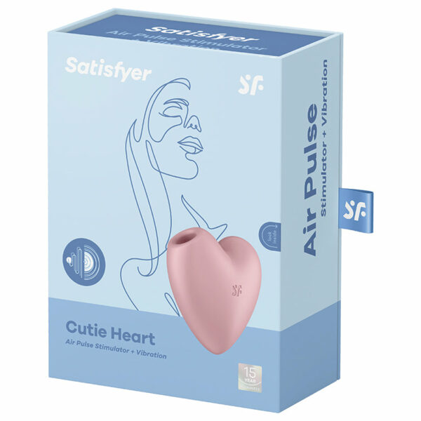 Satisfyer Cutie Heart-Light Red