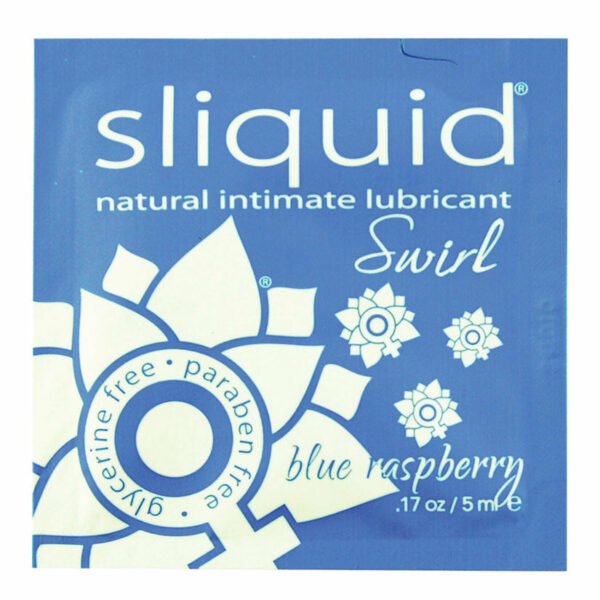 Sliquid Swirl Foil Packet-Blue Raspberry .17oz